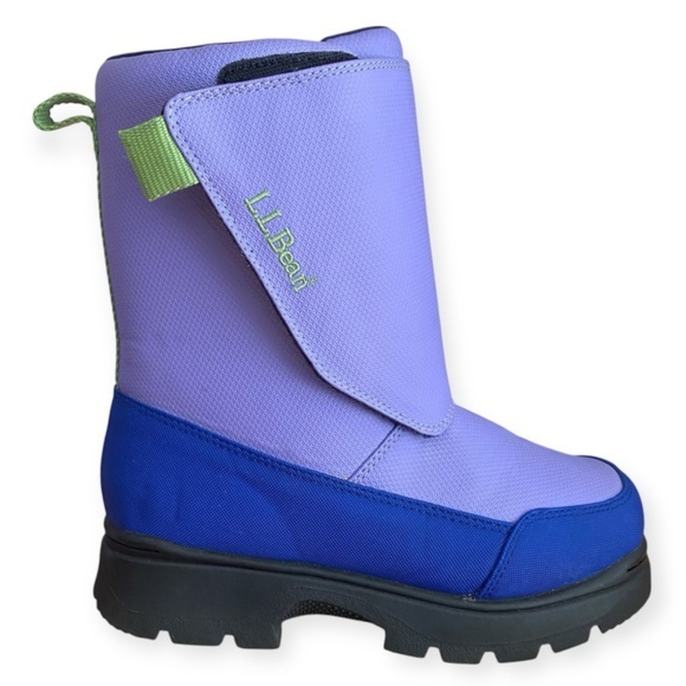 L.L. Bean Purple Retro Colorblock Insulated Waterproof Winter Snow Boots 4